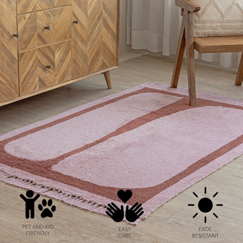 Aari Handwoven Cotton Rug media 7