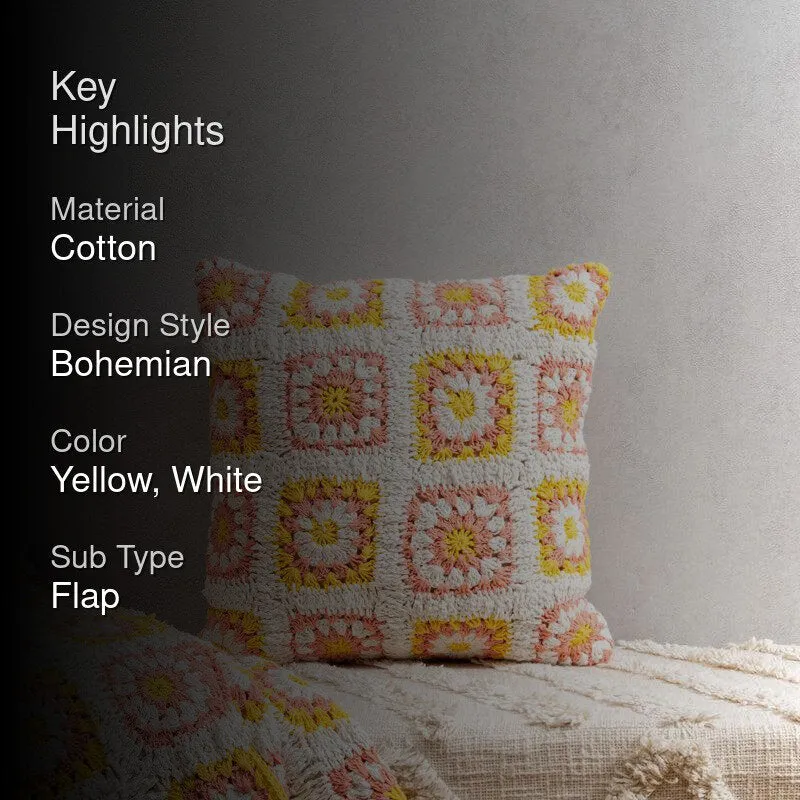 Lethe Crochet Cushion Cover - Square media 2