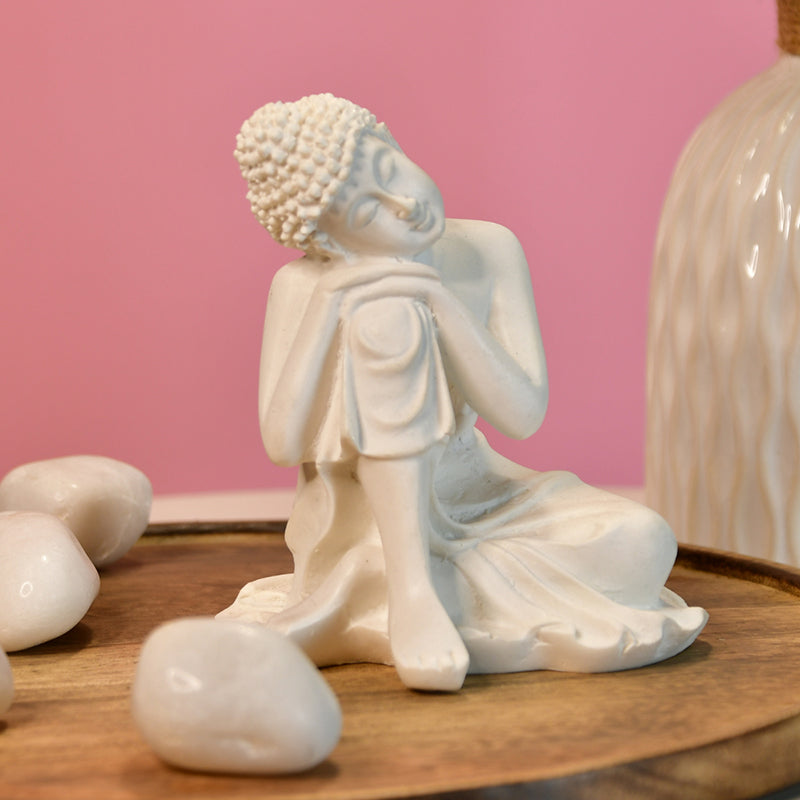 Thinking Buddha Resin Idol
