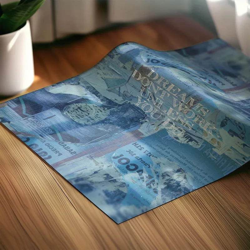 Aqua Reflections Wall Poster media 6