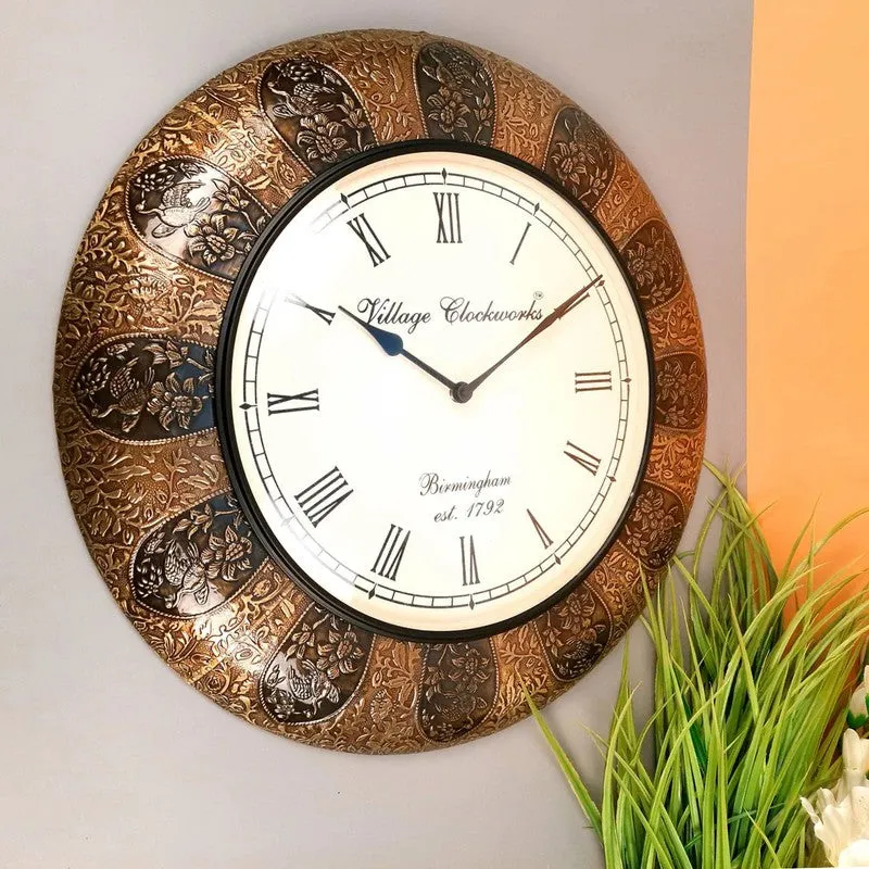 Nova Time Marker Brass Wall Clock media 4