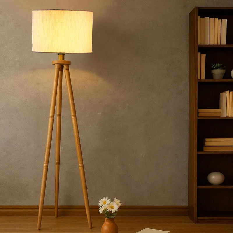 Cotin I Tripod Floor Lamp - White media 1