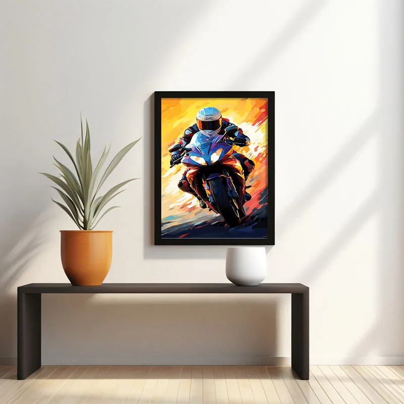 Rider Mania Wall Art media 1
