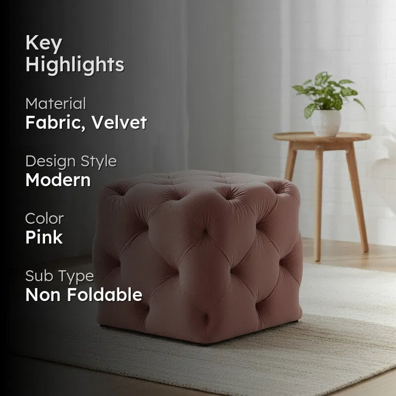 Orvex Restiva Ottoman - Pink media 2