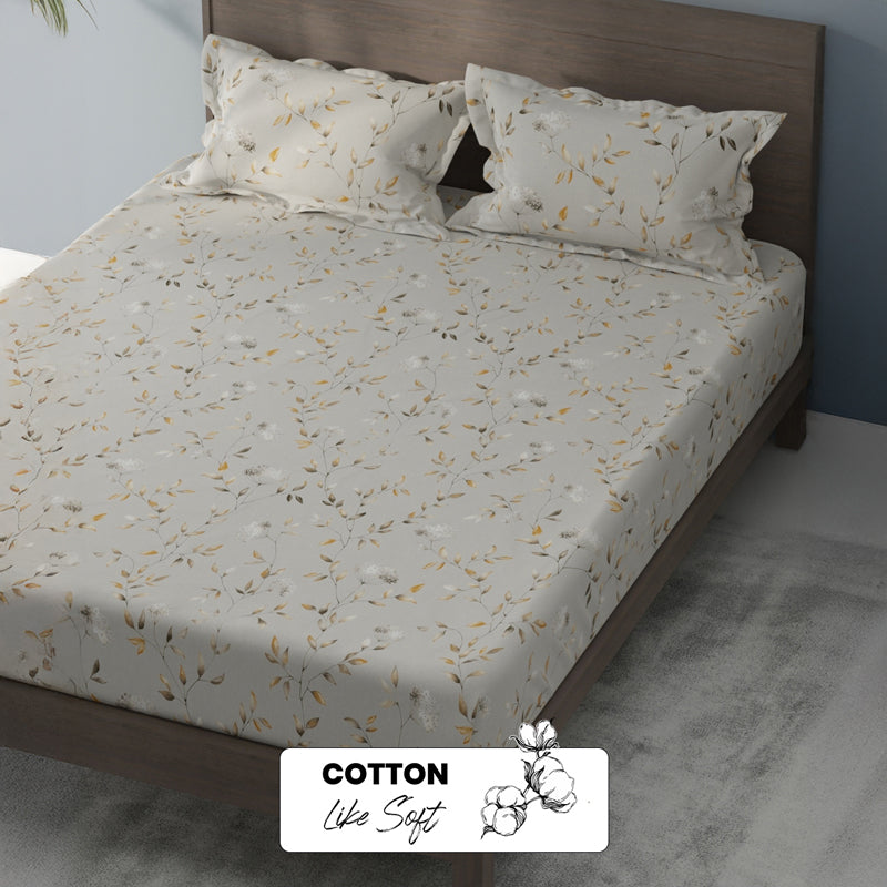 JardinLoom Single Microfiber Bedsheet - 120 GSM media 5