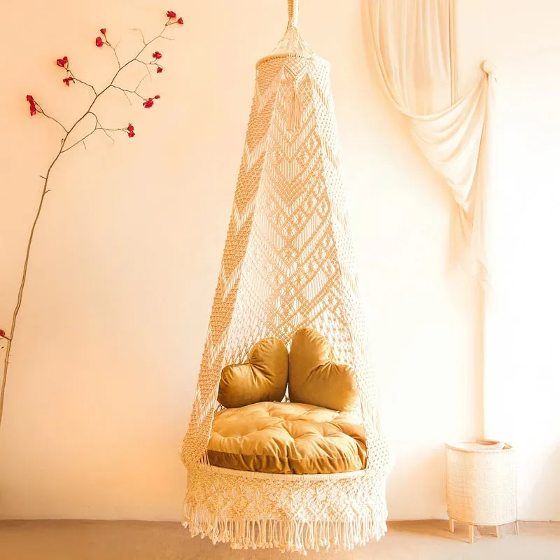 DreamWeave Macrame Swing Chair media 5