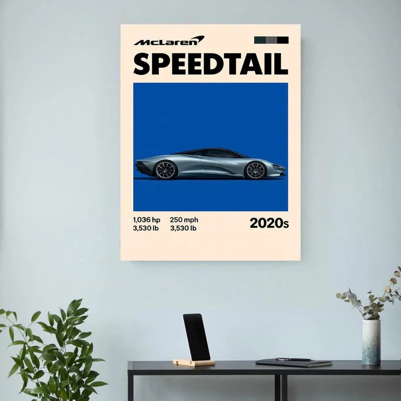 Speedtail Performance Wall Poster media 3