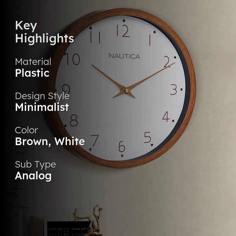 Velden Analog Wall Clock - White - 2