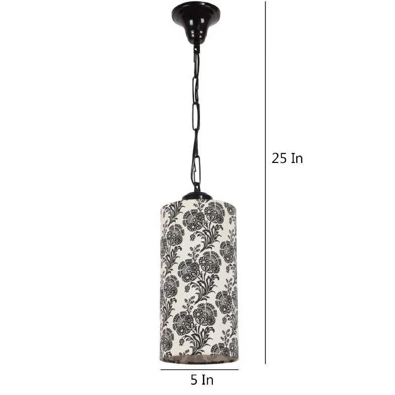 Filigree Fabric Ceiling Lamp media 5