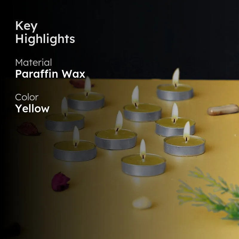 Sepova Vanilla Scented Tealight Candle - Set Of Ten media 2