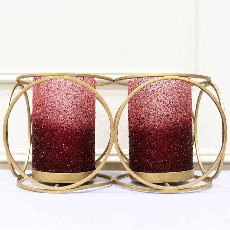 Suzette Double Votive - Pink