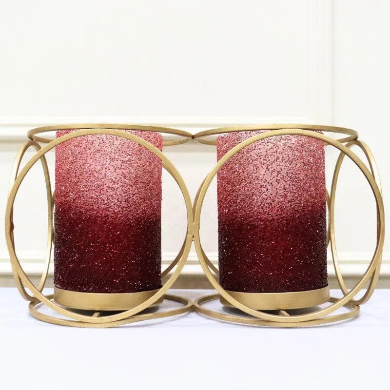 Suzette Double Votive - Pink media 1