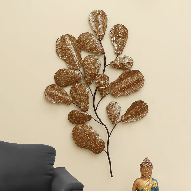 Leaves Of Old Metal Wall Accent