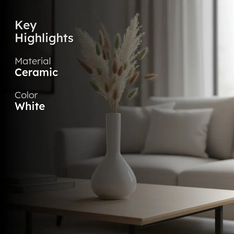 Warm Earth Branch Ceramic Decorative Vase media 2