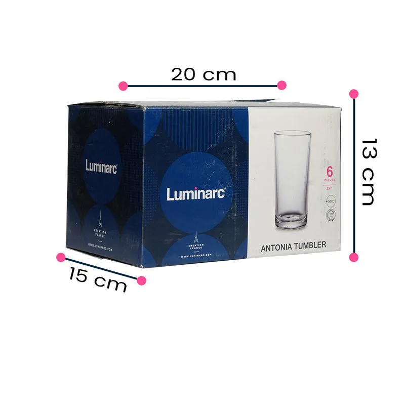 Luminarc Antonia Glass (250 mL) - Set Of Six media 7