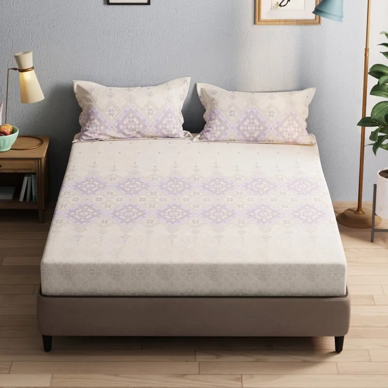 Arlyn Bedsheet (Purple) - 115 GSM media 3