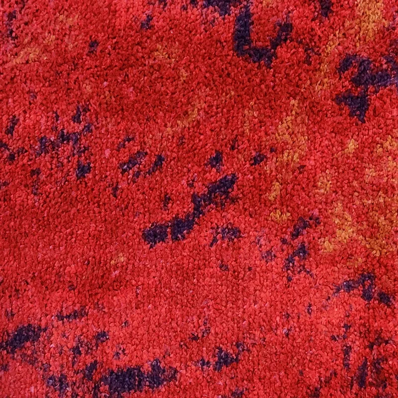 Esmond Abstract Micro Fiber Runner Rug - Orange media 4