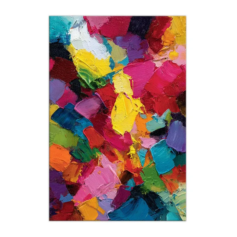 Vivid Chaos Abstract Canvas Wall Art media 3