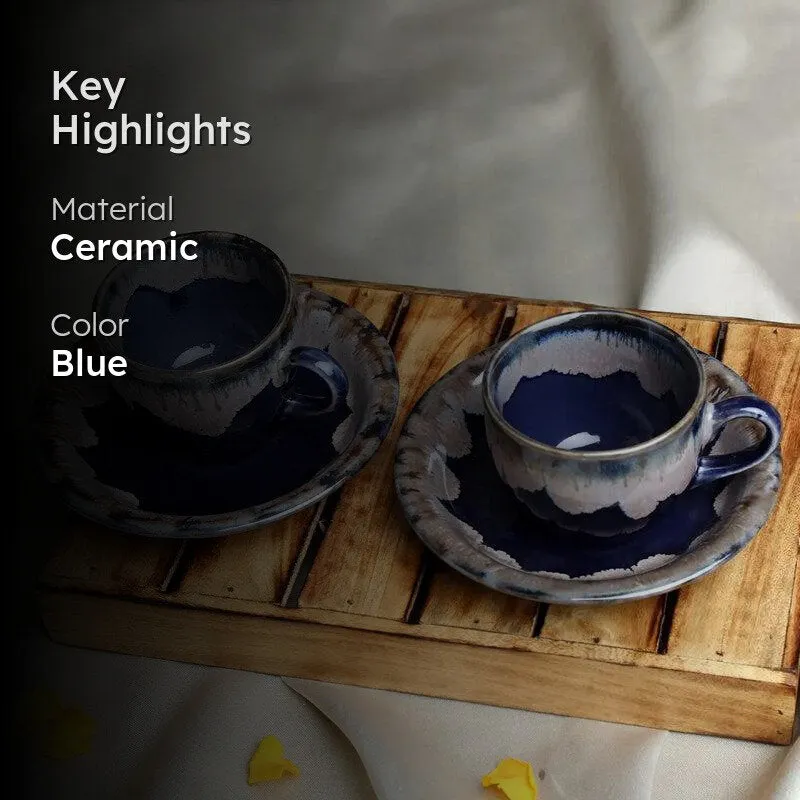 Halmi Handmade Cup & Saucer - 300 ML media 2