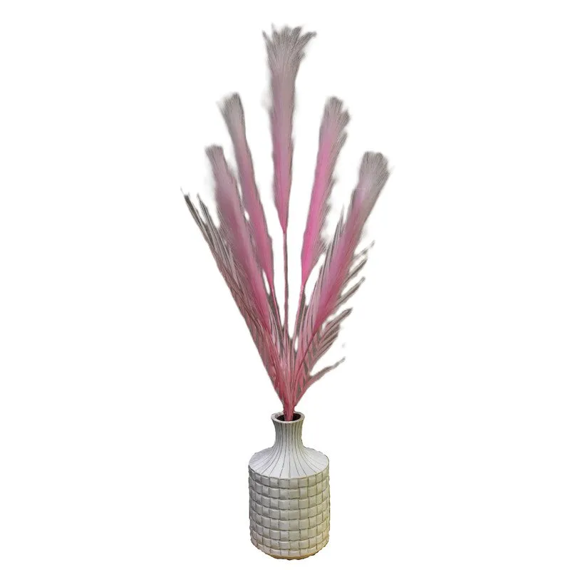 Real Look Artificial Pampas Flower - Pink media 7