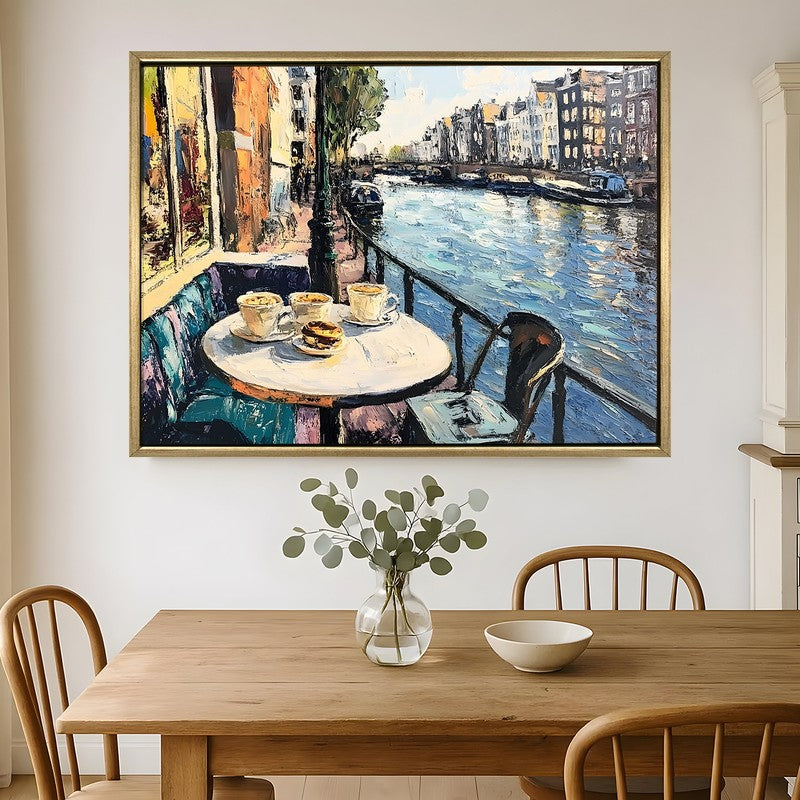 Sunbistro Canvas Wall Painting With Frame