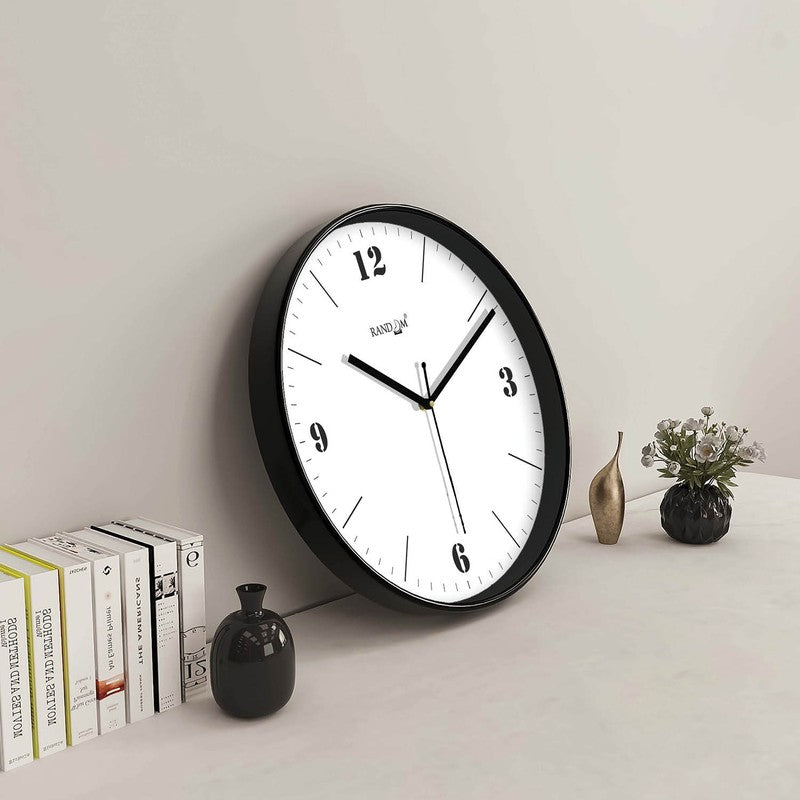 Puretick Premium Silent Sweep Wall Clock - Black media 3