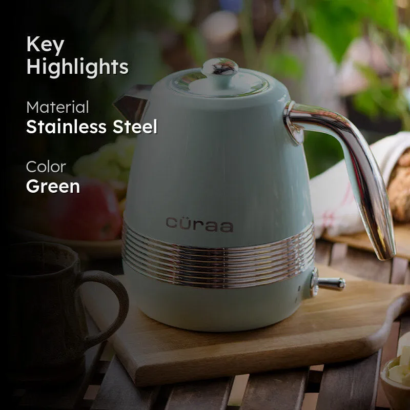 Cüraa By YFL Home Retro Electric Kettle (Green/2000 W) - 1.8 Litre media 2