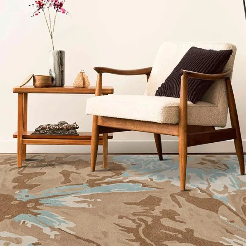Taranis Hand Tufted Floral Wool & Nylon Carpet - Brown media 3