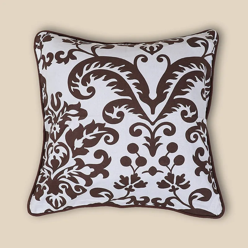 Swayam Hanami Printed Cotton Cushion Cover - Set of Two media 4