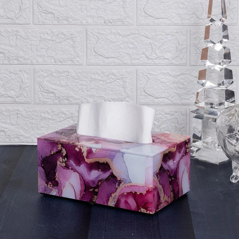 AarviDecor NobleForm Glass Tissue Holder media 1