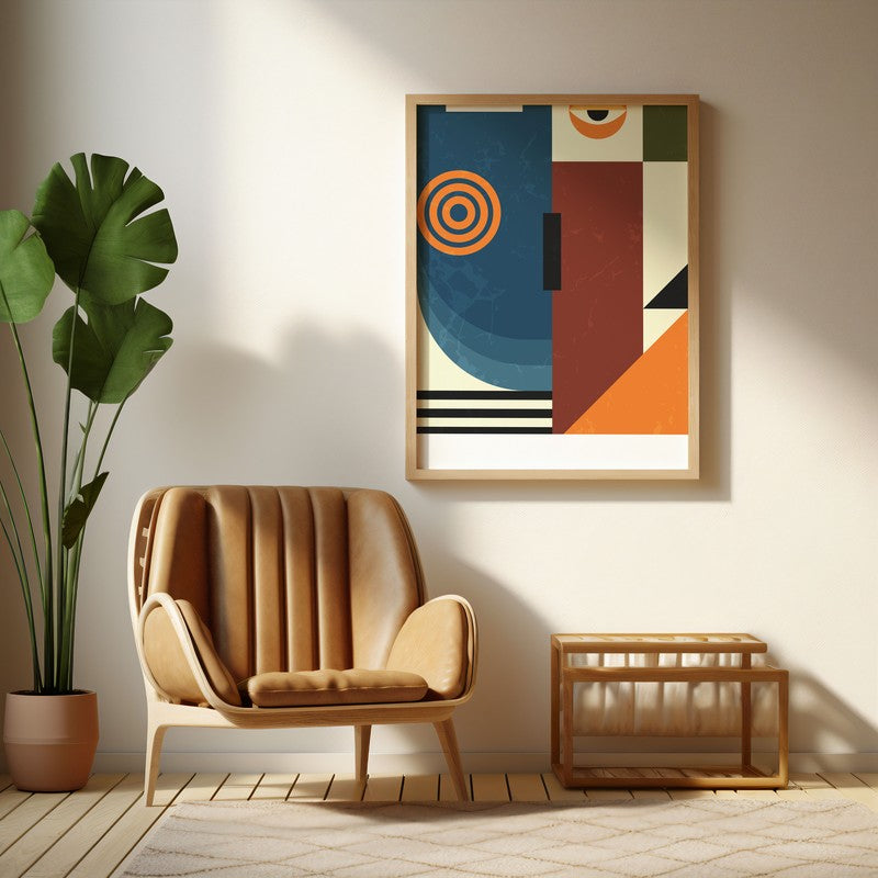 Artistic Evolutions Archival Canvas Wall Art - Natural Brown Frame