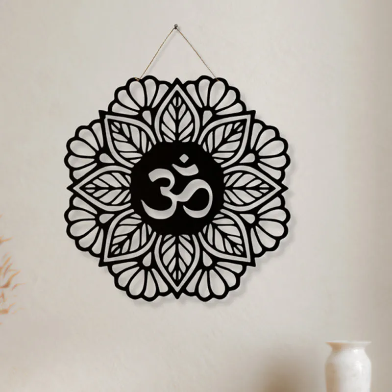 Aumkar Lines Iron Wall Accent media 3