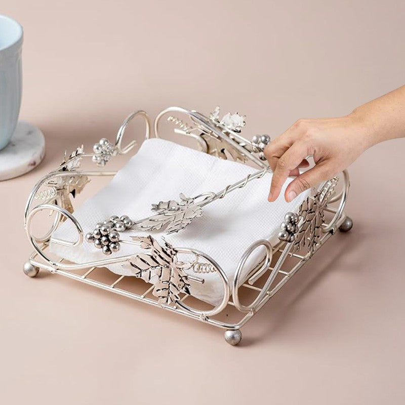 Lustre Napkin Holder - Silver media 3