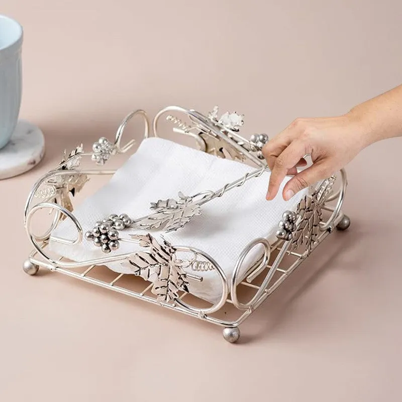 Lustre Napkin Holder - Silver media 3