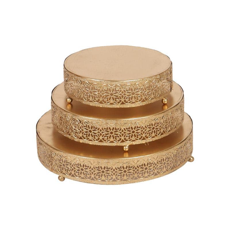 Carnae Buffet Riser Iron Platter - Set of Three media 3