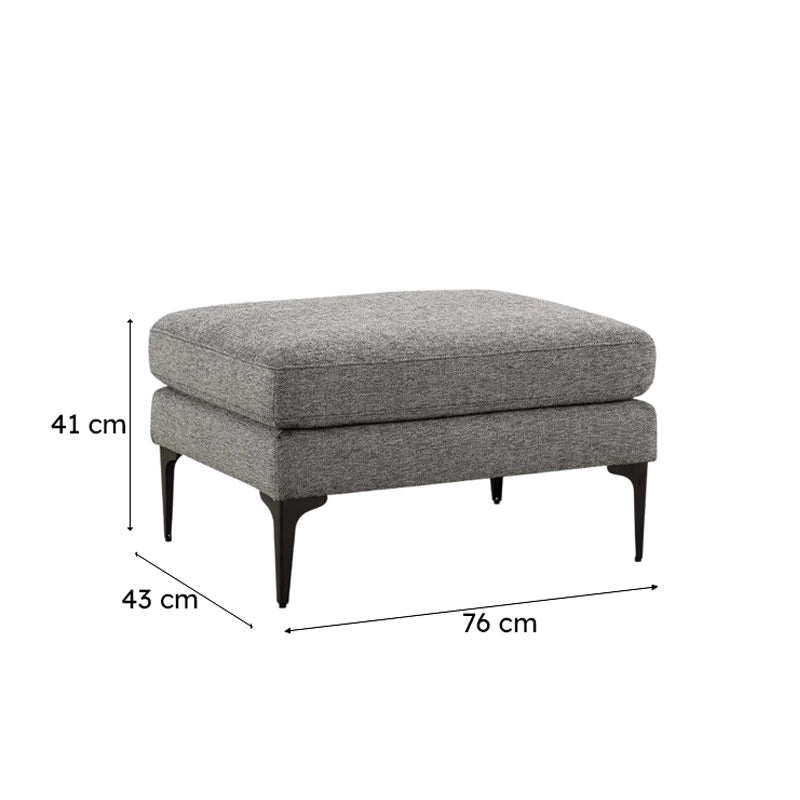 Vrixa Restella Ottoman - Grey media 7