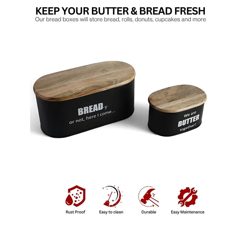 Eco Friendly Storage Bread Box - Two Piece Set media 7