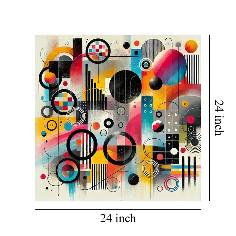 Popular Geometric Shapes Wall Painting media 7