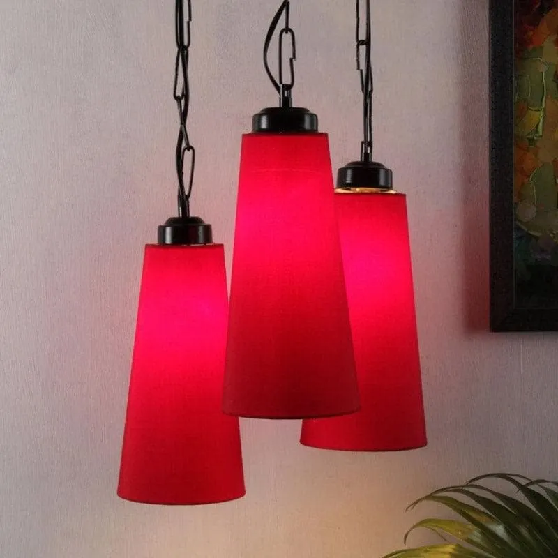 Ambra Ceiling Lamp - Red media 1