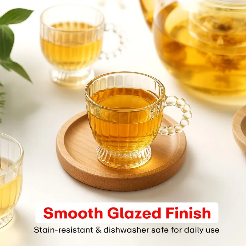 Rioware CrystalTreat Glass Dessert Bowl (160 mL Each) - Set Of Six media 4