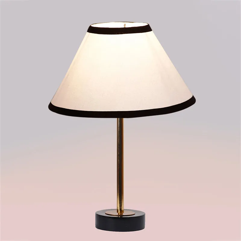 Cotin Stripe Rodin Wooden Table Lamp - White media 5