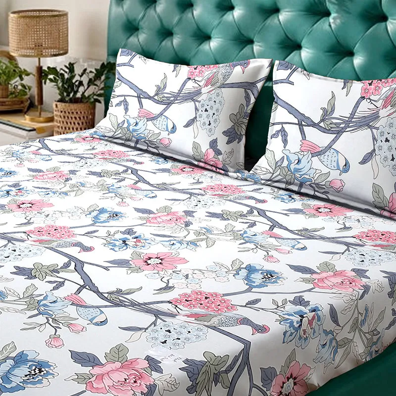 Freesia Fitted Bedsheet - 180 GSM media 5