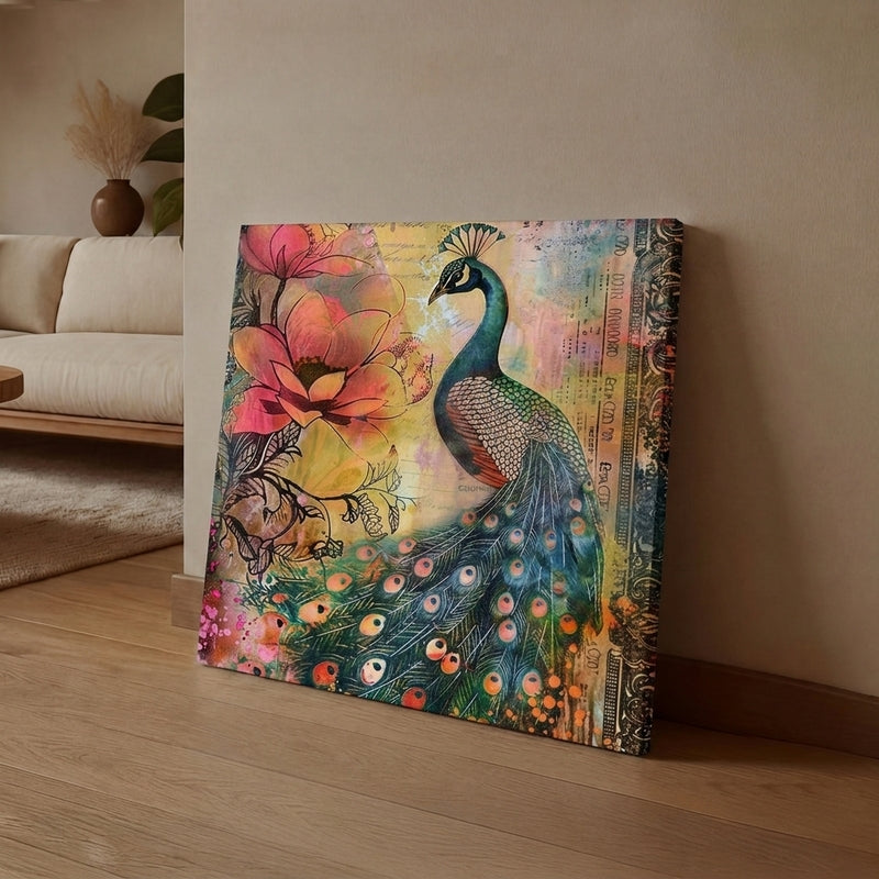 Colors Of Mayura Wall Art