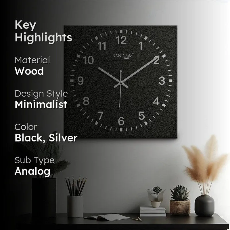 Xavyn Analog Wall Clock - Grey media 2