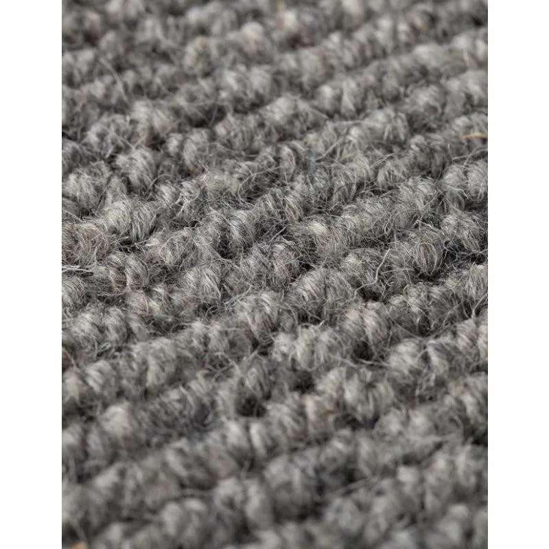 Handloom Hand Loomed Legacy Wool Rug - Grey media 4