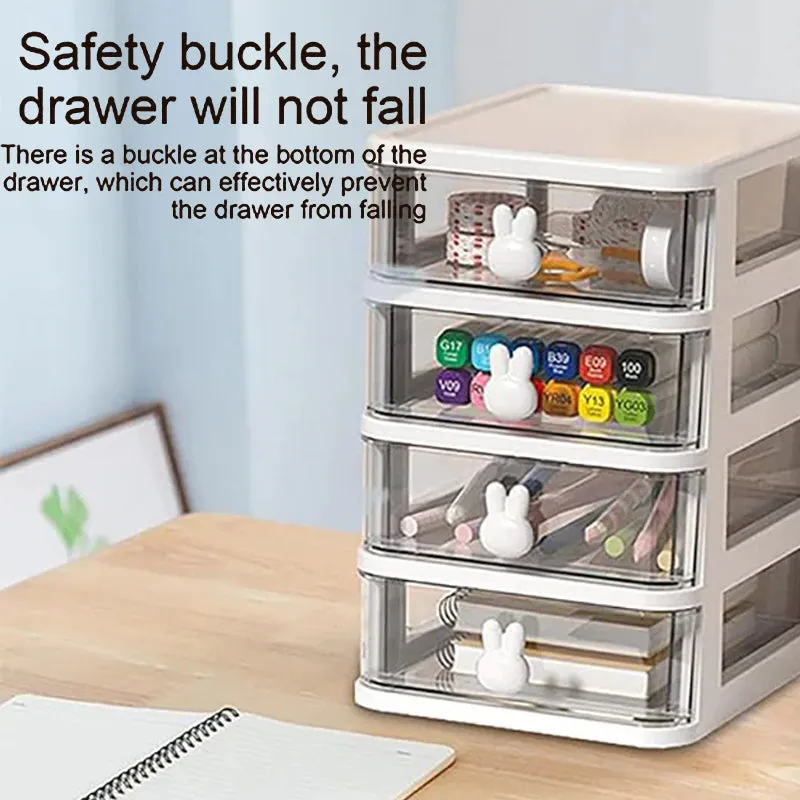 Stowly Four Tier Desk Organiser - White media 8