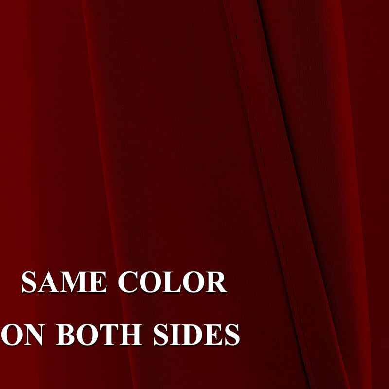 Vienna Pleated Curtain Valance (Burgundy) - Set Of Two media 3