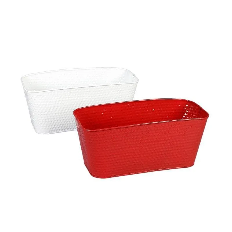 Grow Greens Planter (Red & White) - Set Of Two media 4