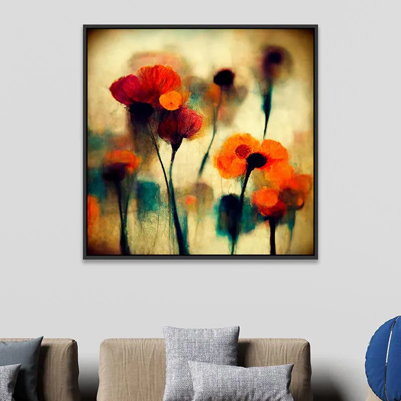 Bright Blossoms Wall Painting media 4