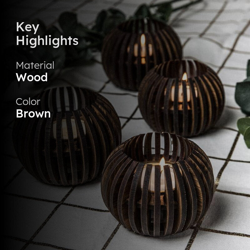 Halcyon Tealight Holder - Set Of Four media 2